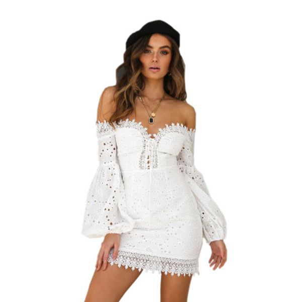 casual dresses women white embroidery elegant bandage spring summer beach sundress off shoulder lantern sleeve short party wrap bodycon, Black;gray
casual dresses women white embroidery elegant bandage spring summer beach sundress off shoulder lantern sleeve short party wrap bodycon, Black;gray