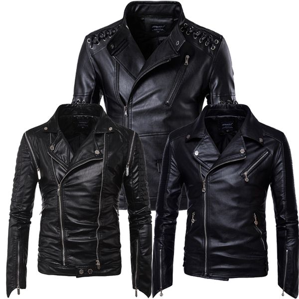 super quality pu 2017 new design slim fit biker motorcycle leather jacket men black plus size 5xl
super quality pu 2017 new design slim fit biker motorcycle leather jacket men black plus size 5xl