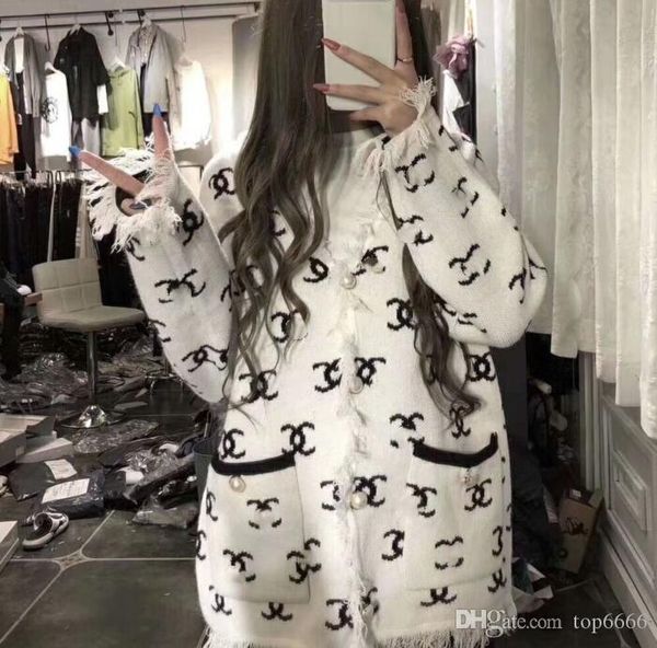 women splice coat girl fashion brand printed letter pearl fringed knitted coat collar zip jacket wool ladies ol boutique coat, Black;brown
women splice coat girl fashion brand printed letter pearl fringed knitted coat collar zip jacket wool ladies ol boutique coat, Black;brown