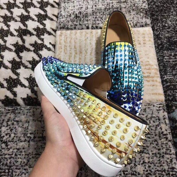 designer sporty-luxe spikes printed leather roller boat elegant red bottom loafers men sneakers flat gentleman party wedding dress eu35-46, Black
designer sporty-luxe spikes printed leather roller boat elegant red bottom loafers men sneakers flat gentleman party wedding dress eu35-46, Black