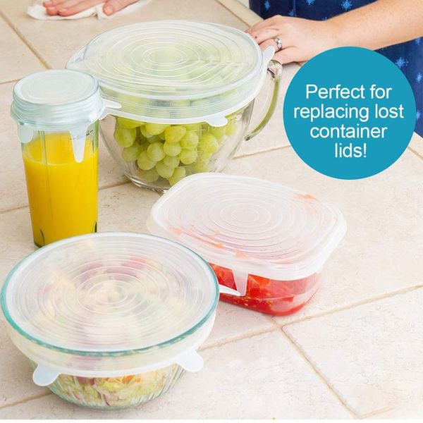 food-grade silicone six-piece fresh-keeping lid stretch 6-piece universal bowl lid sealed plastic wrap
food-grade silicone six-piece fresh-keeping lid stretch 6-piece universal bowl lid sealed plastic wrap