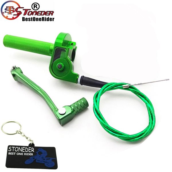 stoneder cnc twist throttle & cable gear shifter lever for 50cc 90cc 110cc 125cc - 160cc lifan yx zongshen pit dirt motor bike
stoneder cnc twist throttle & cable gear shifter lever for 50cc 90cc 110cc 125cc - 160cc lifan yx zongshen pit dirt motor bike