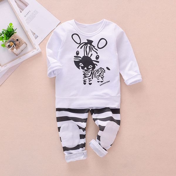 2020 printed long sleeve t-shirt striped patch trousers two piece set for boy baby clothes kids outfit for teens ropa, White
2020 printed long sleeve t-shirt striped patch trousers two piece set for boy baby clothes kids outfit for teens ropa, White