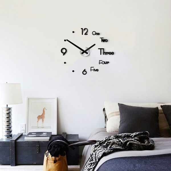 removable 3d wall sticker clock removable wall clock sticker diy self-adhesive art silent home living room decor
removable 3d wall sticker clock removable wall clock sticker diy self-adhesive art silent home living room decor
