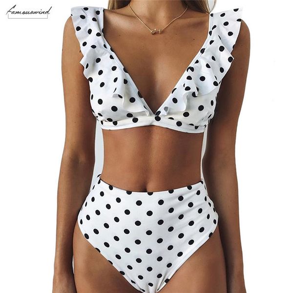 high waist polka dot lace bikini bathing suit split swimsuit with chest pad swimwear biquini women push up, White;black
high waist polka dot lace bikini bathing suit split swimsuit with chest pad swimwear biquini women push up, White;black