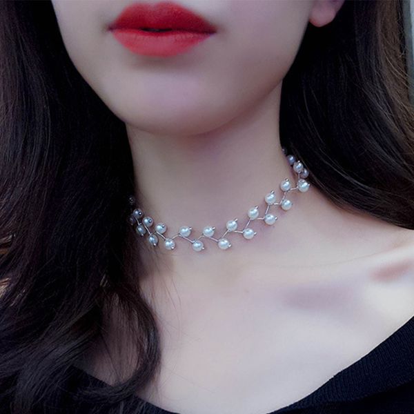 vienkim trendy elegance statement necklace charm simulated pearl beads choker necklace for women kolye collier femme, Golden;silver
vienkim trendy elegance statement necklace charm simulated pearl beads choker necklace for women kolye collier femme, Golden;silver