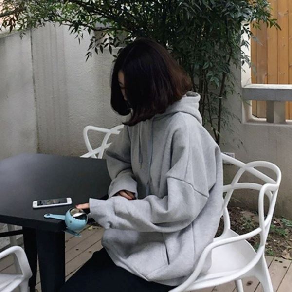 hoodies sweatshirt women 2020 pockets leisure solid korean long loose sweatshirts womens kawaii pullovers chic hooded, Black
hoodies sweatshirt women 2020 pockets leisure solid korean long loose sweatshirts womens kawaii pullovers chic hooded, Black