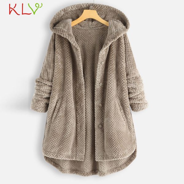 women jacket hooded fleece pocket warm winter coat fluffy button casual outwear clothes plus size manteau femme 5xl 19oct, Black;brown
women jacket hooded fleece pocket warm winter coat fluffy button casual outwear clothes plus size manteau femme 5xl 19oct, Black;brown