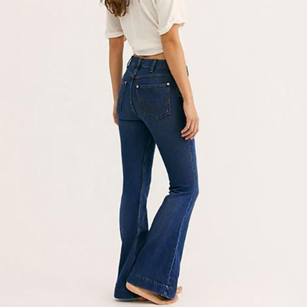 women skinny flare jeans mid waist bell jeans stretch slim pants extra long streetwear high street pants vaqueros mujer w4, Blue
women skinny flare jeans mid waist bell jeans stretch slim pants extra long streetwear high street pants vaqueros mujer w4, Blue