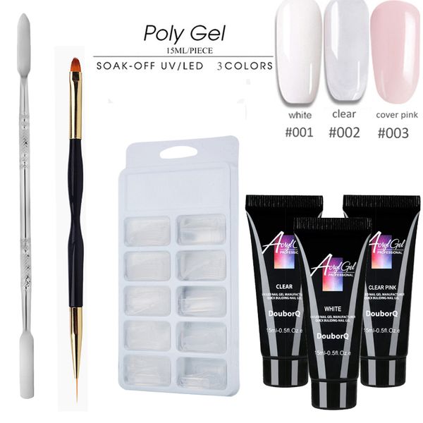 1set poly gel set 15ml quick building finger extension camouflage uv led builder gel nail art tips brush tools kit 4pcs diy, Red;pink
1set poly gel set 15ml quick building finger extension camouflage uv led builder gel nail art tips brush tools kit 4pcs diy, Red;pink