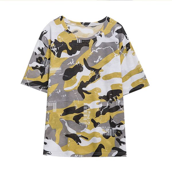 summer cotton loose camouflage tshirt student fashion round neck shirt harajuku style tide t-shirt, White
summer cotton loose camouflage tshirt student fashion round neck shirt harajuku style tide t-shirt, White