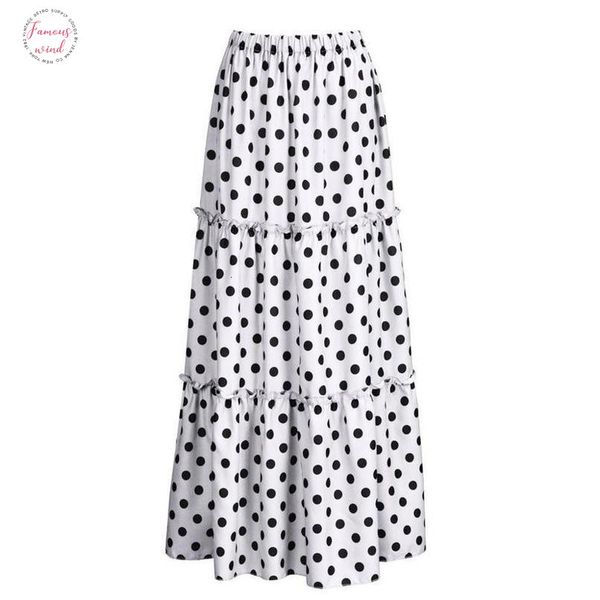 skirt women fashion high waist polka dot printed skirt loose ruffled pleated long skirt summer beach plus size may 1, Black
skirt women fashion high waist polka dot printed skirt loose ruffled pleated long skirt summer beach plus size may 1, Black