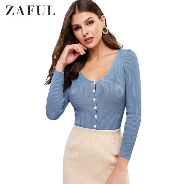 zaful v neck ribbed slim single breasted cardigan 2019 autumn warm button front skinny female solid women stretchy sweaters, White
zaful v neck ribbed slim single breasted cardigan 2019 autumn warm button front skinny female solid women stretchy sweaters, White