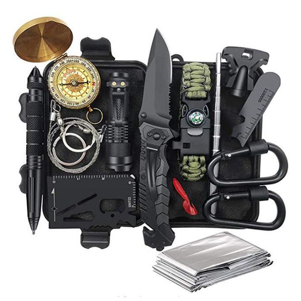 survival kit 14 in 1 fishing hunting gifts for him cool gadget christmas stocking stuffer survival gear emergency camping hiking
survival kit 14 in 1 fishing hunting gifts for him cool gadget christmas stocking stuffer survival gear emergency camping hiking