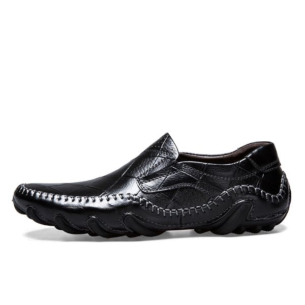 handmade genuine leather mens shoes casual luxury men loafers italian breathable driving shoes slip on moccasins, Black
handmade genuine leather mens shoes casual luxury men loafers italian breathable driving shoes slip on moccasins, Black
