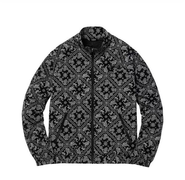 18ss бандана track jacket мужчины женщины 1: 1a высокого качества ветровка дизайнер одежды куртки, Black;brown
18ss бандана track jacket мужчины женщины 1: 1a высокого качества ветровка дизайнер одежды куртки, Black;brown