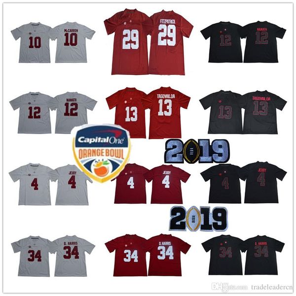alabama crimson tide 13 tua tagovailoa 29 fitzpatrick 34 d.harris jerry jeudy mccarron joe namath 2019 ncaa orange bowl championship jerseys, Black;red
alabama crimson tide 13 tua tagovailoa 29 fitzpatrick 34 d.harris jerry jeudy mccarron joe namath 2019 ncaa orange bowl championship jerseys, Black;red