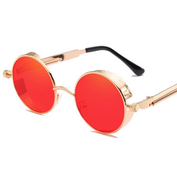 sunglasses 2021 round metal steampunk men women fashion glasses brand vintage uv400, White;black
sunglasses 2021 round metal steampunk men women fashion glasses brand vintage uv400, White;black