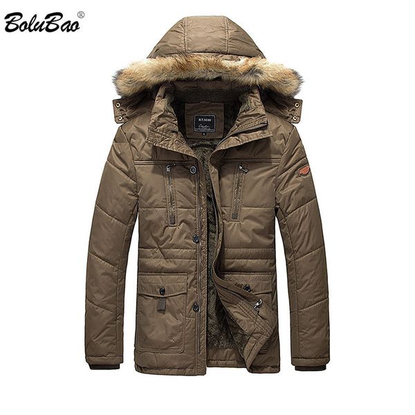 bolubao warm men parka coats winter new thick fashion men's parka casual fur collar hooded male coat, Tan;black
bolubao warm men parka coats winter new thick fashion men's parka casual fur collar hooded male coat, Tan;black