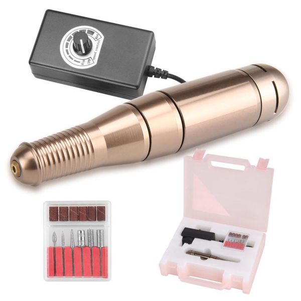 mini electric nail drill file bit 500-26000rpm nails art equipment manicure kit tools machine taladro electrico manicura 3/32
mini electric nail drill file bit 500-26000rpm nails art equipment manicure kit tools machine taladro electrico manicura 3/32