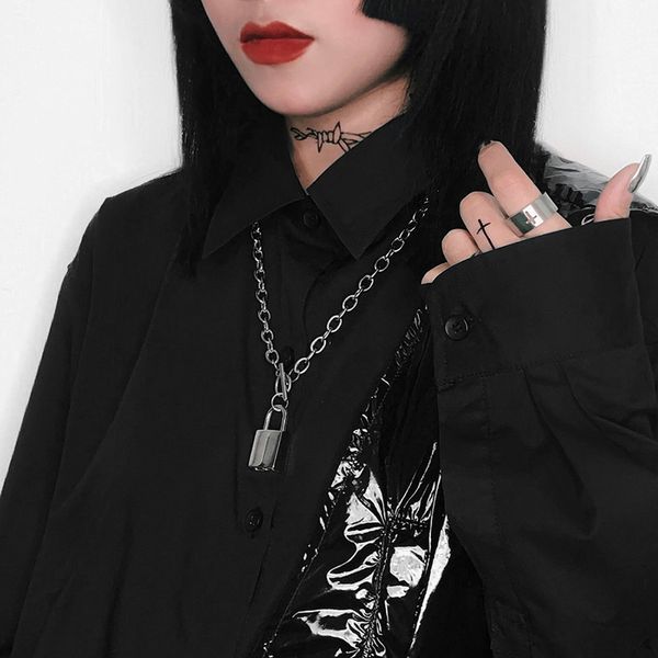 hip hop women jewelry silver color padlock pendant necklace brand new stainless steel rolo cable chain necklace friendship gifts
hip hop women jewelry silver color padlock pendant necklace brand new stainless steel rolo cable chain necklace friendship gifts