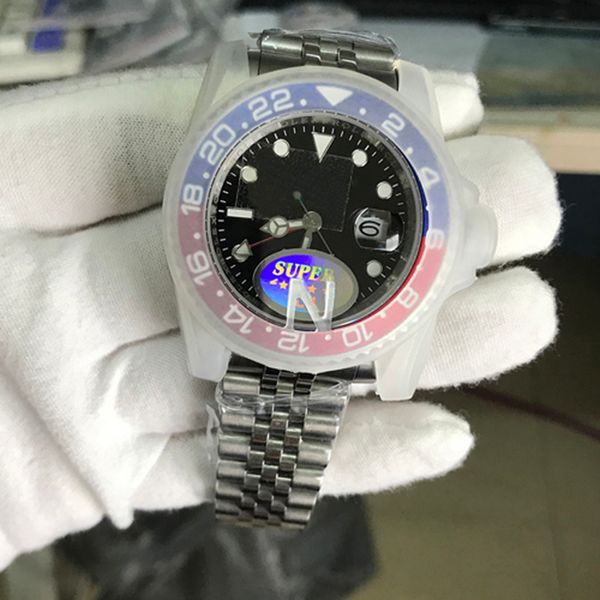 v3 gmt version wristwatch automatic movement 50m waterproof stainless steel clasp folding buckle ceramic bezel new, Slivery;brown
v3 gmt version wristwatch automatic movement 50m waterproof stainless steel clasp folding buckle ceramic bezel new, Slivery;brown