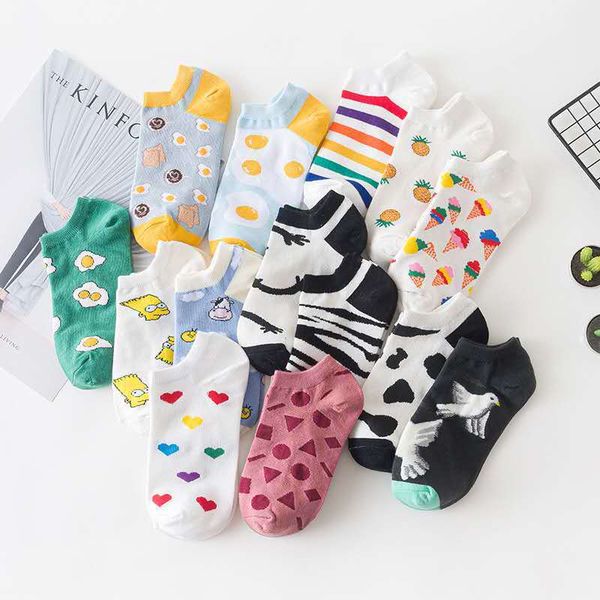 sweet woman sock ladies thin socks fruit heart for women colorful style short sox female cotton trendy cute spring summer sokken, Black;white
sweet woman sock ladies thin socks fruit heart for women colorful style short sox female cotton trendy cute spring summer sokken, Black;white