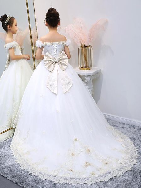 real picture white flower girls dresses for wedding 3d flowers kids children fashion clothes birthday dress communion gown, Red;yellow
real picture white flower girls dresses for wedding 3d flowers kids children fashion clothes birthday dress communion gown, Red;yellow