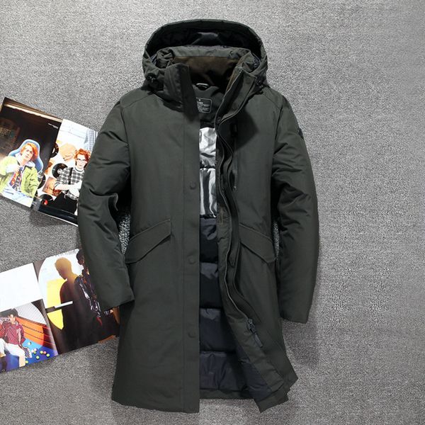 2019 fashion winter new jackets men warm coat parka thickening daddy coat disassemble the liner turtleneck windproof concise, Black
2019 fashion winter new jackets men warm coat parka thickening daddy coat disassemble the liner turtleneck windproof concise, Black
