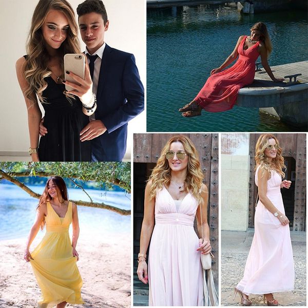 formal evening dresses long ever-pretty ep08110 lady double v neck chiffon pink evening gowns 2019 wedding guest dresses, White;black
formal evening dresses long ever-pretty ep08110 lady double v neck chiffon pink evening gowns 2019 wedding guest dresses, White;black