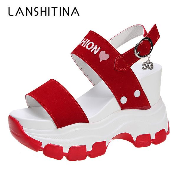 new arrival 2020 summer platform sandals women .5cm wedges thick bottom beach casual shoes comfortable buckle sandals sneakers t200529, Black
new arrival 2020 summer platform sandals women .5cm wedges thick bottom beach casual shoes comfortable buckle sandals sneakers t200529, Black