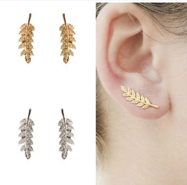 metal leaves stud earrings delicated shape u hypoallergenic gold/silver tone earrings for girls/womens
metal leaves stud earrings delicated shape u hypoallergenic gold/silver tone earrings for girls/womens