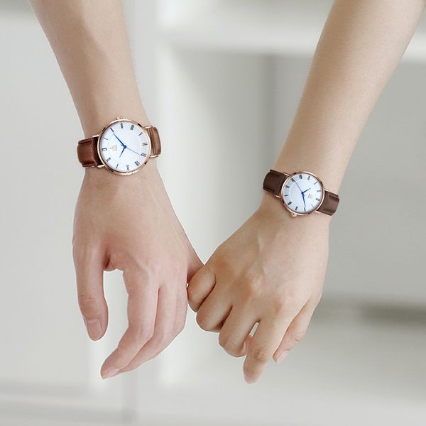 shengke 2019 lovers watches set quartz wrist watch for men and women beloved simple leather band brown saat relojes para mujer, Slivery;brown
shengke 2019 lovers watches set quartz wrist watch for men and women beloved simple leather band brown saat relojes para mujer, Slivery;brown
