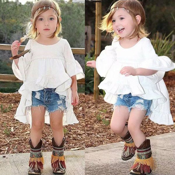 белый взъерошенные хлопчатобумажные наряды топ платье блузка 1шт дети дети детские девушки одежда довольно элегантная принцесса одежда девуш, White
белый взъерошенные хлопчатобумажные наряды топ платье блузка 1шт дети дети детские девушки одежда довольно элегантная принцесса одежда девуш, White