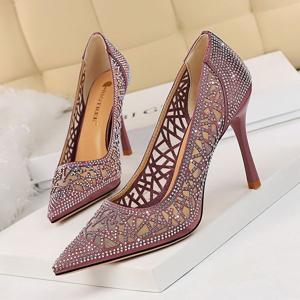 bigtree summer women pumps shoes mesh hollow rhinestone pointed toe thin high heels ladies pumps shoes for party casual, Black
bigtree summer women pumps shoes mesh hollow rhinestone pointed toe thin high heels ladies pumps shoes for party casual, Black
