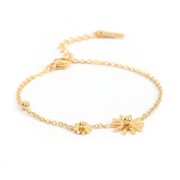 trendy stainless steel bracelets gold flower heart round star bracelet for women girl jewelry gifts 15 - 16.5cm long, 1 pc, Golden;silver
trendy stainless steel bracelets gold flower heart round star bracelet for women girl jewelry gifts 15 - 16.5cm long, 1 pc, Golden;silver