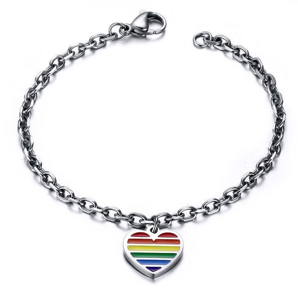 heart charm bracelets for women men link chain bangle and bracelet stainless steel lgbt bracelet fashion jewelry, Golden;silver
heart charm bracelets for women men link chain bangle and bracelet stainless steel lgbt bracelet fashion jewelry, Golden;silver