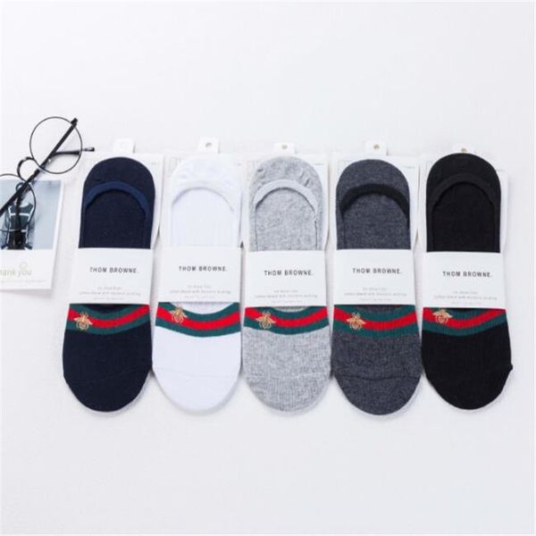 cute bee вышивка мужчины носок тапочки мода полосатый дизайн подростков летние чулочно-носочные изделия открытый хлопок эластичные мальчики, Black 
cute bee вышивка мужчины носок тапочки мода полосатый дизайн подростков летние чулочно-носочные изделия открытый хлопок эластичные мальчики, Black