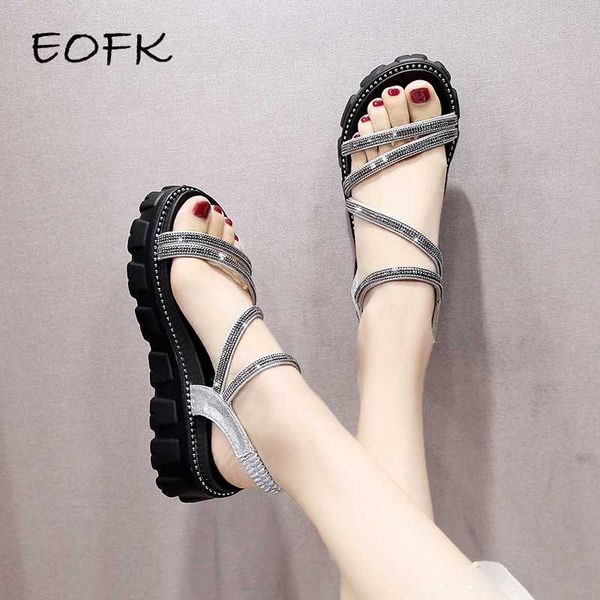 eofk 2020 new women summer sandals shinny glitter flat platform shoes woman fashion simple shinny glitter ladies flats sandals, Black
eofk 2020 new women summer sandals shinny glitter flat platform shoes woman fashion simple shinny glitter ladies flats sandals, Black