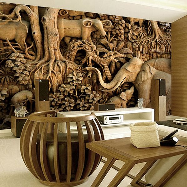 large wood carving elephant wallpaper 8d papel mural for living room background 3d wall p murals wall paper 3d sticker
large wood carving elephant wallpaper 8d papel mural for living room background 3d wall p murals wall paper 3d sticker