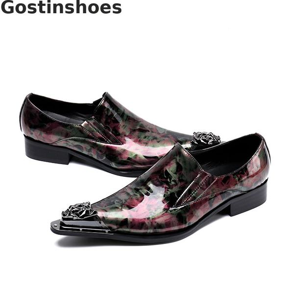 fashion men shoes men loafers slip-on casual leather shoes genuine leather patented metal capped toe for party wedding, Black
fashion men shoes men loafers slip-on casual leather shoes genuine leather patented metal capped toe for party wedding, Black