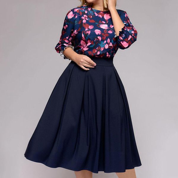 ozhouzhan large size dress summer 2019 retro floral joint slim dress party evening gown, Black;gray
ozhouzhan large size dress summer 2019 retro floral joint slim dress party evening gown, Black;gray