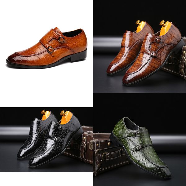 2020 classic crocodile pattern business flat shoes men designer formal dress leather shoes men's loafers christmas party shoes, Black
2020 classic crocodile pattern business flat shoes men designer formal dress leather shoes men's loafers christmas party shoes, Black