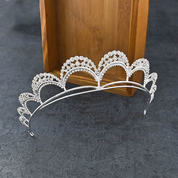 bridal crown headdress korean wedding queen princess crown wedding accessories, Golden;white
bridal crown headdress korean wedding queen princess crown wedding accessories, Golden;white