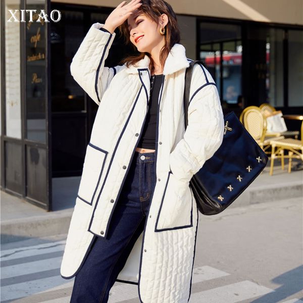 xitao winter coat women white slim was thin parka streetwear korean style trend women clothes 2019 new elegant long dmy1649, Black
xitao winter coat women white slim was thin parka streetwear korean style trend women clothes 2019 new elegant long dmy1649, Black