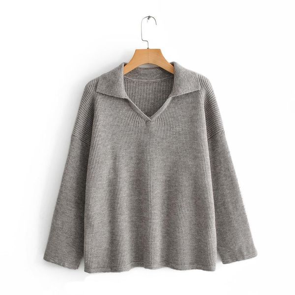 2019 autumn winter women's sweaters casual v-neck long sleeve knitted loose retro women pullovers sweaters for woman, White;black
2019 autumn winter women's sweaters casual v-neck long sleeve knitted loose retro women pullovers sweaters for woman, White;black