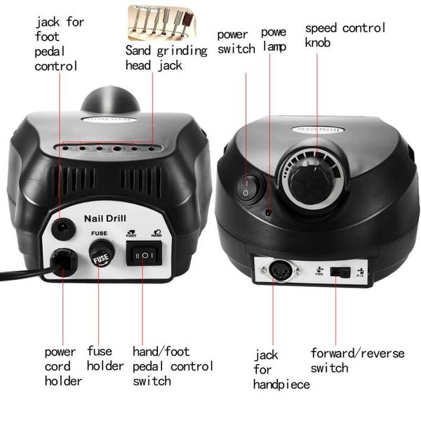 professional 30000rpm electric nail drill machine e-file electric nail file grinder polisher kit manicure pedicure drill
professional 30000rpm electric nail drill machine e-file electric nail file grinder polisher kit manicure pedicure drill