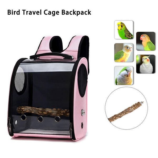 transparent pet carrier backpack for parrot bird backpack double-open zippered bird cage stylish bird carrier with venting holes
transparent pet carrier backpack for parrot bird backpack double-open zippered bird cage stylish bird carrier with venting holes