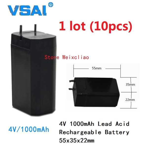 1 лот 4 в 1000 мАч 1ah свинцово-кислотная аккумуляторная батарея 4v1000mah 1ah батареи 55x35x22mm
1 лот 4 в 1000 мАч 1ah свинцово-кислотная аккумуляторная батарея 4v1000mah 1ah батареи 55x35x22mm