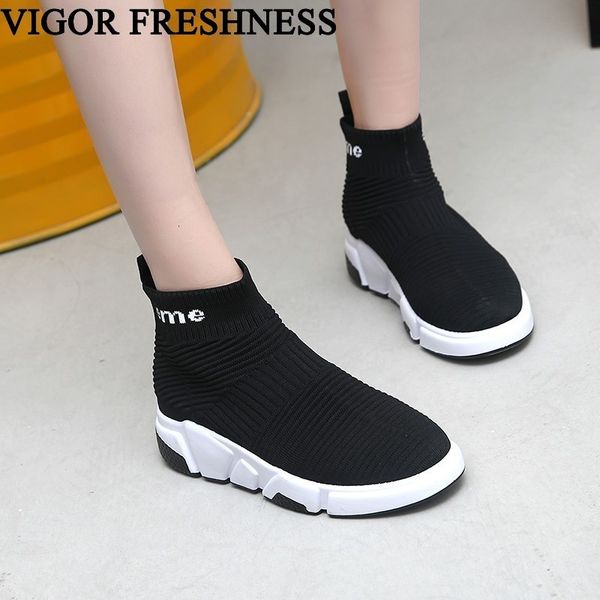vigor freshness woman shoes ankle boots women elastic short boots spring motorcycle ladies sock autumn shoes winter wy107, Black
vigor freshness woman shoes ankle boots women elastic short boots spring motorcycle ladies sock autumn shoes winter wy107, Black